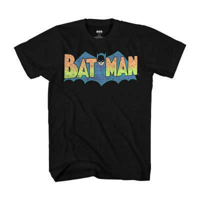 Big and Tall Mens Crew Neck Short Sleeve Regular Fit DC Comics Batman Graphic T-Shirt