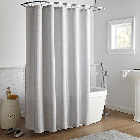 Stratford Park Sandra Shower Curtain, One Size, Gray