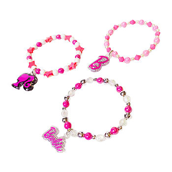 H.E.R. Accessories Barbie Bracelet BR1421, Color: Pink - JCPenney