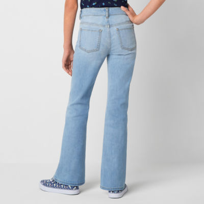 Thereabouts Little & Big Girls High Rise Flare Leg Jean