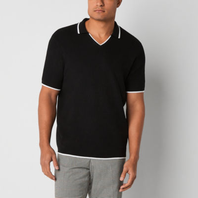 J. Ferrar Mens Regular Fit Short Sleeve Polo Shirt