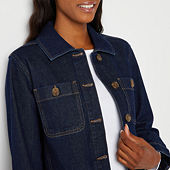 Alfred Dunner Autumn Weekend Lightweight Quilted Jacket, Color: Denim -  JCPenney
