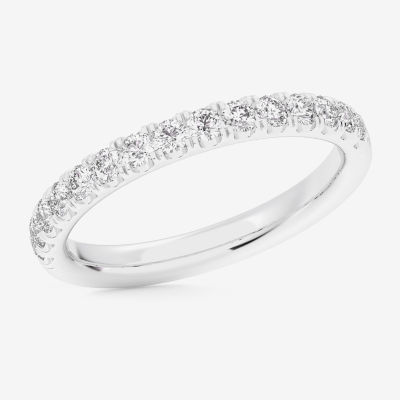 (Si1-Si2/H-I) 2MM 1/2 CT. T.W. Lab Grown White Diamond 14K Gold Round Wedding Band