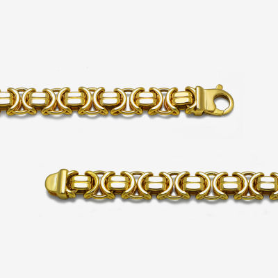 14K Gold 8 1/2 Inch Hollow Link Link Bracelet