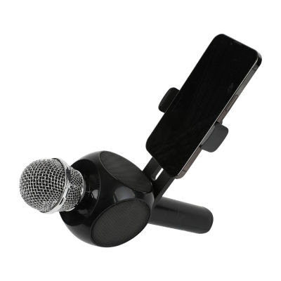 Pop Solo Bling Bluetooth Karaoke Microphone with Smartphone Holder
