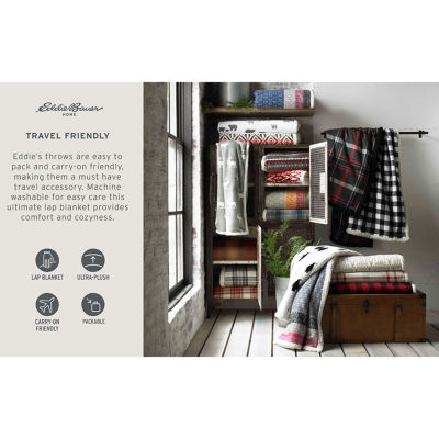 Eddie Bauer Trailhead Reversible Lightweight Throw