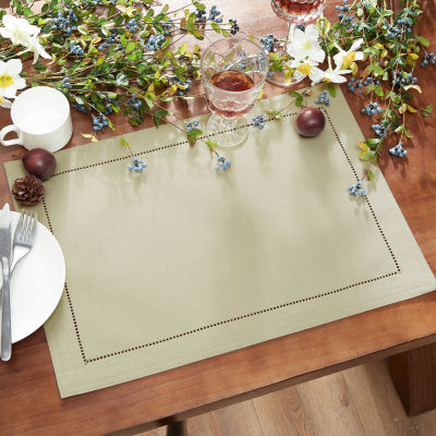 Elrene Home Fashions Alison Hemstitch Border 4-pc. Placemat