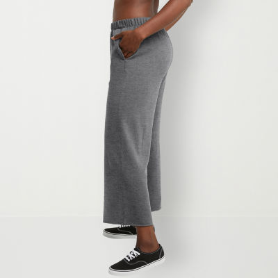 Reebok Womens Mid Rise Cinched Sweatpant, Color: Medium Grey Hthr - JCPenney