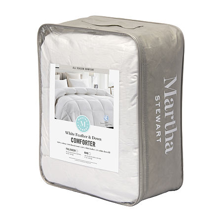 Martha Stewart All Season Hypoallergenic Comforter, One Size, White