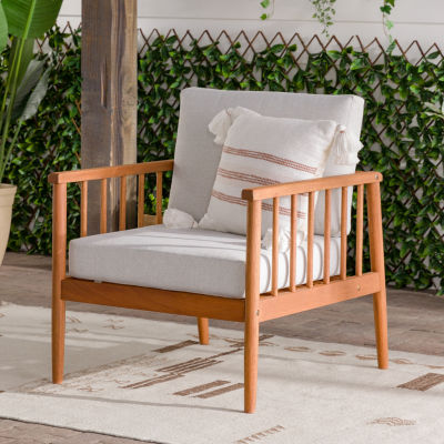 Modern Spindle Patio Lounge Chair