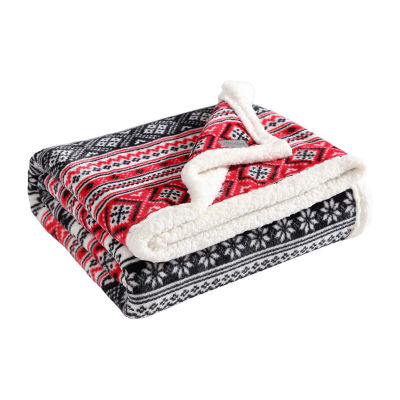 Eddie Bauer Classic Fair Isle Lightweight Throw