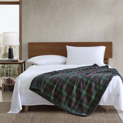 Eddie Bauer Mountain Pine Tartan Lightweight Throw