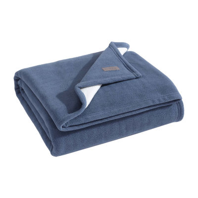 Eddie Bauer Reversible Solid Lightweight Throw