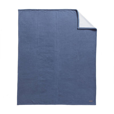 Eddie Bauer Reversible Solid Lightweight Throw