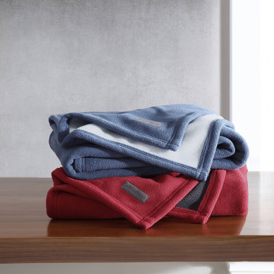 Eddie Bauer Reversible Solid Lightweight Throw