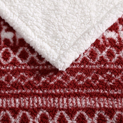 Eddie Bauer Alpine Fair Isle Lightweight Throw