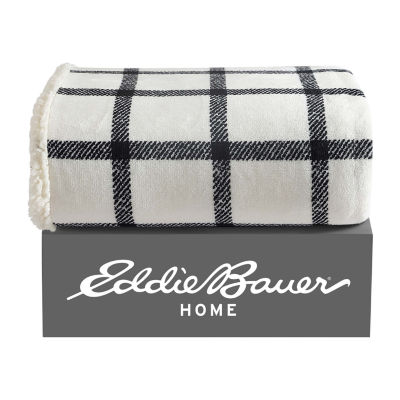 Eddie Bauer Bunkhouse Plaid Washable Lightweight Throw