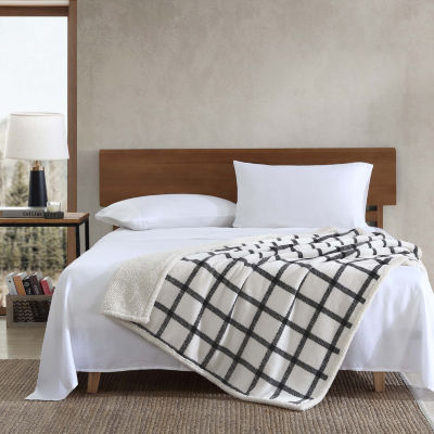 Eddie Bauer Bunkhouse Plaid Washable Lightweight Throw