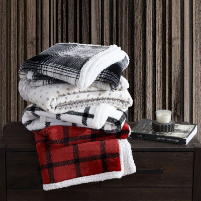Eddie Bauer Bunkhouse Plaid Washable Lightweight Throw