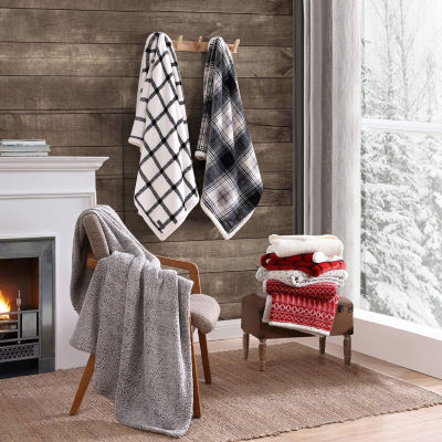 Eddie Bauer Bunkhouse Plaid Washable Lightweight Throw