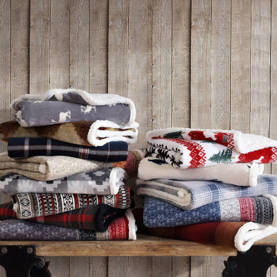 Eddie Bauer Grizzly Peak Washable Lightweight Throw