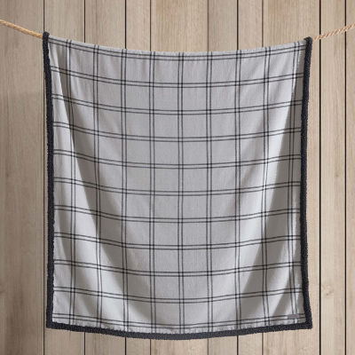 Eddie Bauer Kettle Falls Plaid Lightweight Throw