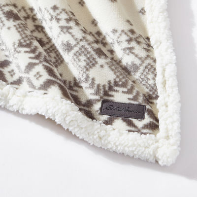 Eddie Bauer Fair Isle Peak Lightweight Throw