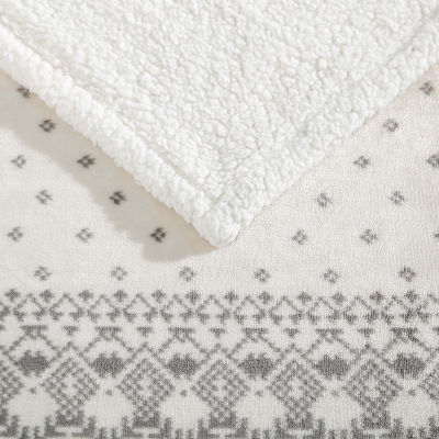 Eddie Bauer Fair Isle Peak Lightweight Throw