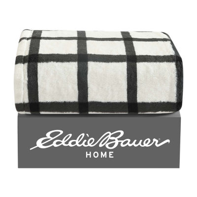 Eddie Bauer Bunkhouse Fur Like Washable Lightweight Throw