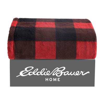 Eddie Bauer Cabin Fur Like Lightweight Throw