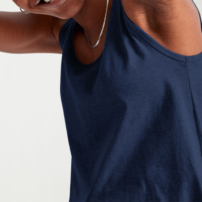 Hanes Mens Round Neck Sleeveless Tank Top - JCPenney