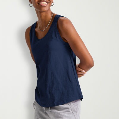 Buy Aeropostale Sleeveless Square Neck Heathered Tank Top In Grey