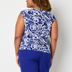 売れ筋商品|||ベルディーニ カットソー トップス レディース Black Label Plus Size Cutout Detail Knit Top Black Black Label By Evan Picone Plus Size Tops for Women - JCPenney