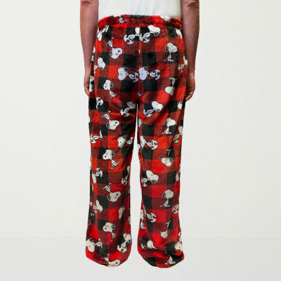 Snoopy Mens Fleece Pajama Pants