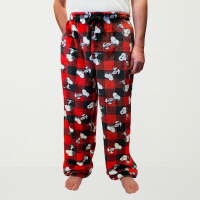 Snoopy Mens Fleece Pajama Pants