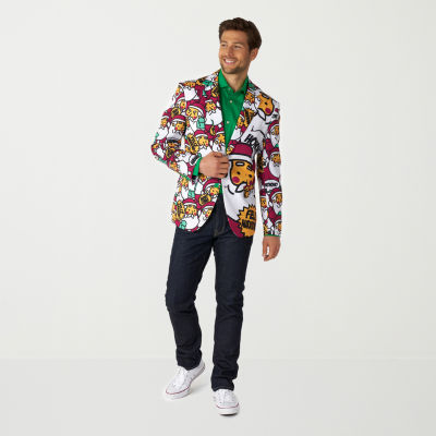 Opposuits Christmas Cool Clause Mens Slim Fit Blazer
