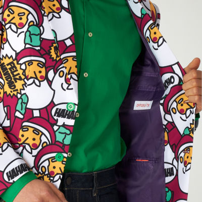 Opposuits Christmas Cool Clause Mens Slim Fit Blazer