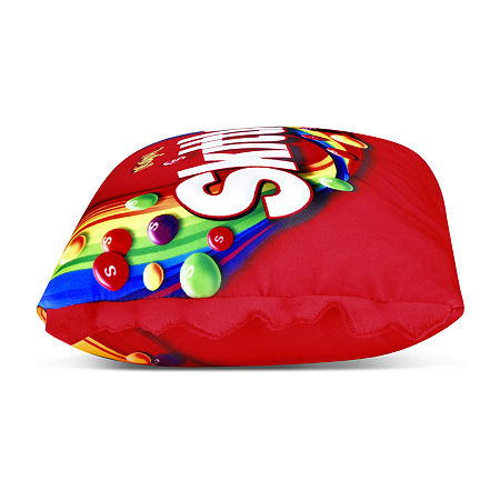 Iscream Skittles Microbead Pillow, One Size, Red