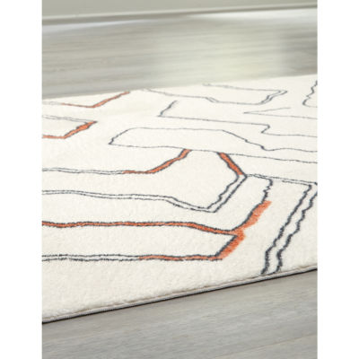 Signature Design by Ashley� Cadeworth Washable Indoor Rectangular Area Rug