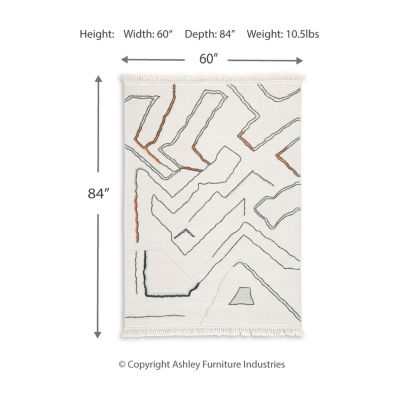 Signature Design by Ashley� Cadeworth Washable Indoor Rectangular Area Rug