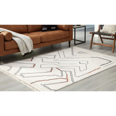 Signature Design by Ashley� Cadeworth Washable Indoor Rectangular Area Rug