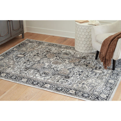 Signature Design by Ashley� Gregmoore Washable Indoor Rectangular Area Rug