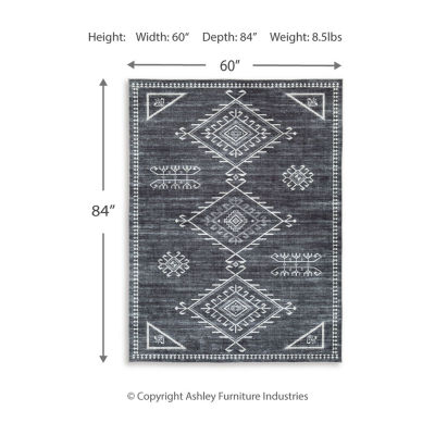 Signature Design by Ashley� Arloman Washable Indoor Rectangular Area Rug