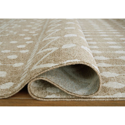 Signature Design by Ashley� Bunchly Washable Indoor Rectangular Area Rug