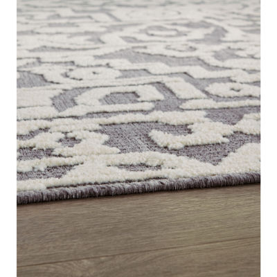 Signature Design by Ashley� Oddetteley Washable Indoor Rectangular Area Rug