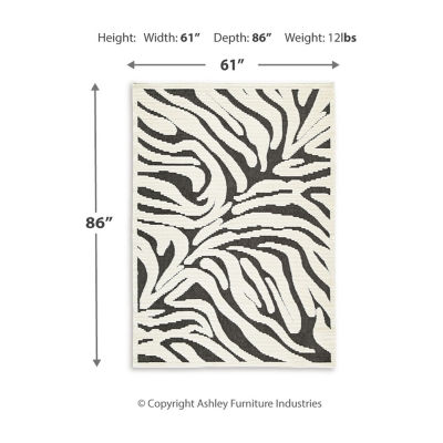 Signature Design by Ashley� Thomwith Washable Indoor Rectangular Area Rug