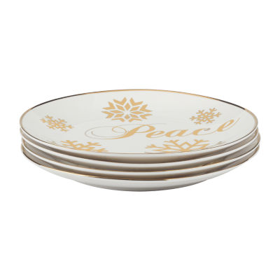 Certified International 4-pc. Porcelain Salad Plate