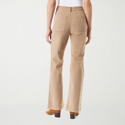 Gloria Vanderbilt Womens High Rise Flare Corduroy Pant