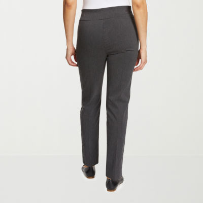 Gloria Vanderbilt Womens Straight High Rise Trouser