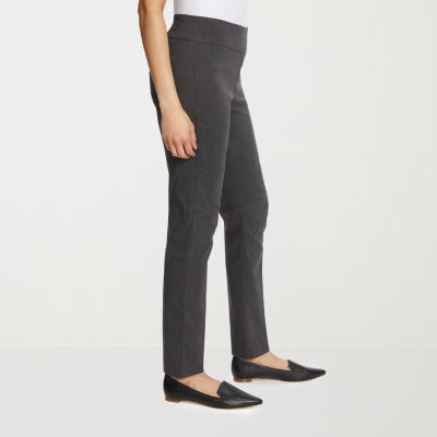 Gloria Vanderbilt Womens Straight High Rise Trouser
